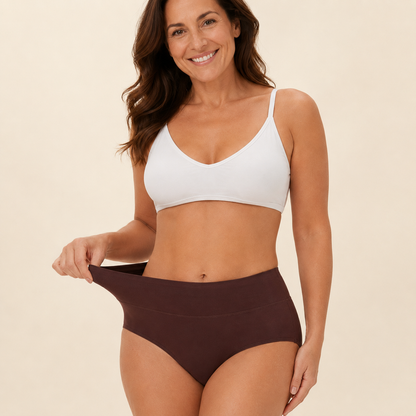 Culotte anti-fuites taille haute ultra-absorbante
