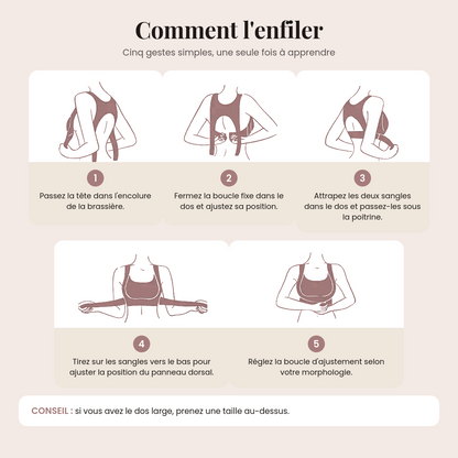 Brassière Correcteur de Posture — Maintien Dorsal Sans Armature