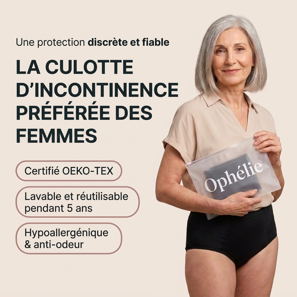 Culotte anti-fuites taille haute ultra-absorbante