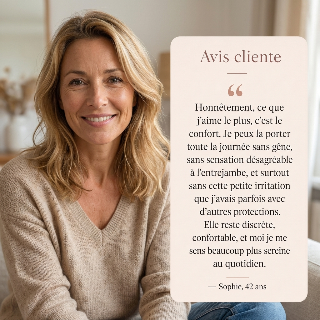 Culotte anti-fuites taille haute ultra-absorbante